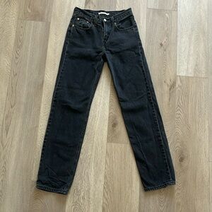 LEVI HIGH WAISTED STRAIGHT JEANS